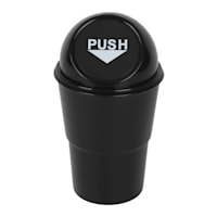 Black Mini Car Cup Holder Trash Can