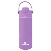 Hydraflow Purple Hybrid Insulated Flip Straw Bottle, 17oz