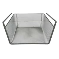 Under the Shelf Silver Metal Mesh Pantry Drawer, Small