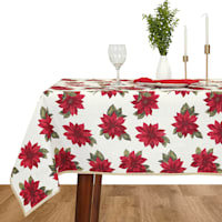 Poinsettia Tablecloth, 84x60