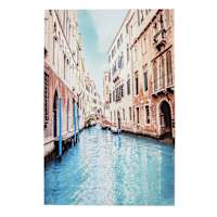 24X36 Venice Canal Canvas Wall Art