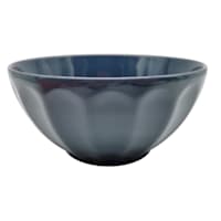 Found & Fable Navy Blue Amfali Cereal Bowl, 6"