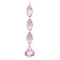Pink Acrylic Jewel String Ornament, 6"