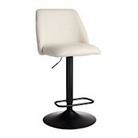 Honeybloom Petra Adjustable Barstool, Beige