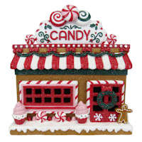 Gingerbread Lane Gingerbread Candy Shop, 9"