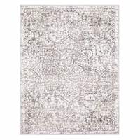 Norman Neutral Medallion Area Rug, 5x7