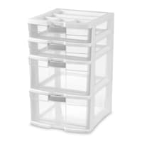 Sterilite 4-Drawer Locking Storage Tower