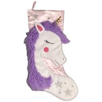 Pink Unicorn Stocking, 20"