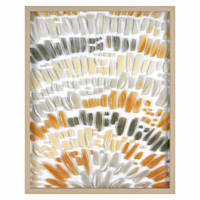 Soul Searcher Glass Framed Sunburst Print Wall Art, 16x20