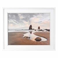 Glass Framed Haystack Print Wall Art, 29x23