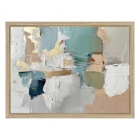 Framed Abstract Canvas Wall Art, 48x36