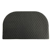 Plaza Cinder Tufted Kitchen Mat, 18x30