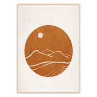 Soul Searcher Framed Sunset Canvas Wall Art, 15x19
