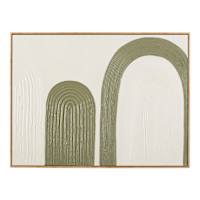 Soul Searcher Framed Textured Abstract Canvas Wall Art, 40x30