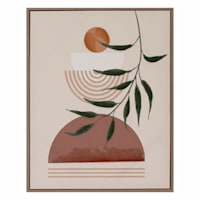 Soul Searcher Framed Neutral Vine Canvas Wall Art, 16x20
