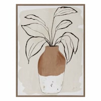 Soul Searcher Framed Sketch Botanical Canvas Wall Art, 18x24