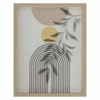 Soul Searcher Glass Framed Print Canvas Wall Art, 16x20