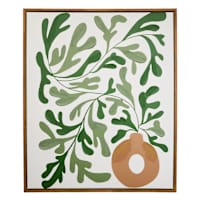 Soul Searcher Framed Large Botanical Canvas Wall Art, 20x24