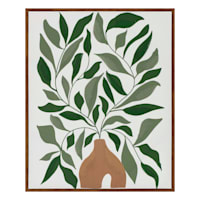 Soul Searcher Framed Funky Floral Canvas Wall Art, 20x24
