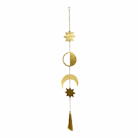 Soul Searcher Metal Moons Wall Hanging Wall Art, 31"