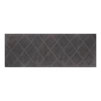 Diamond Dark Grey Bath Runner 22X60