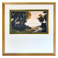 25X25 To The Sea Print Under Glass