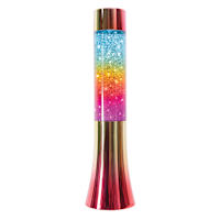 Rainbow Electroplating Glitter Lamp, 4"