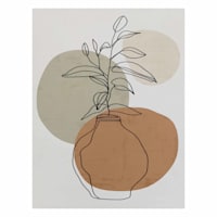 Soul Searcher Boho Botanical Canvas Wall Art, 12x16
