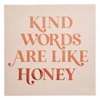 Soul Searcher Kind Words Canvas Wall Art, 12"