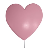 Heart Puff Wall Light, 7.3"