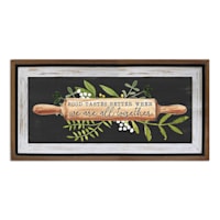 13x26 Rolling Pin Framed Print