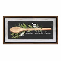 13x26 Kitchen Spoon Framed Print