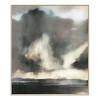30X26 Storm Cloud Inverted Framed Print Wall Art
