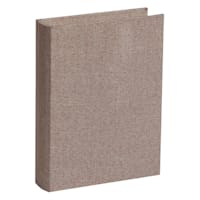 Tan Linen Nested Book Box, 7"