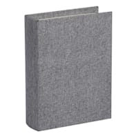 Grey Linen Book Box, 9"