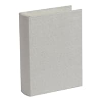 Cream Linen Book Box, 11"