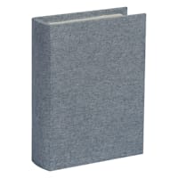 Blue Linen Nested Book Box, 7"