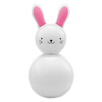 Bunny Brights White Blow-Up Inflatable Marshmallow Bunny, 18"