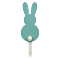 Bunny Brights Blue Bunny Yard Stake, 14"