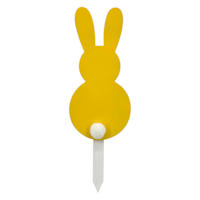 Bunny Brights Yellow Bunny Yard Stake, 14"