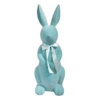 Bunny Brights Blue Flocked Bunny, 36"
