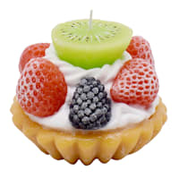 Mixed Fruit Cupcake Shaped Candle