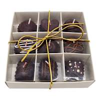 9-Pack Chocolate Gift Candle