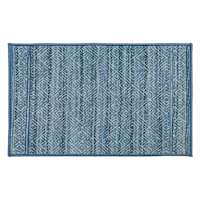 Ikarus Light Blue Diamond Design Accent Rug, 20x32