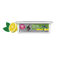 Bona 12-Pack Hard-Surface Floor Lemon Mint Scent Wet Cleaning Pads