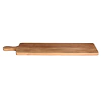 Large Acacia Wooden Rectangle Charcuterie Board, 31"