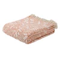 Honeybloom Folk Floral Woven Throw Blanket, 50x60
