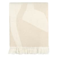 Crosby St. Neutral Modern Geo Woven Throw Blanket, 50x60