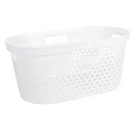 Diamond Pattern Laundry Basket, 38l