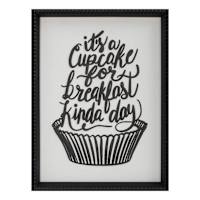 12X16 Framed Cupcake Canvas